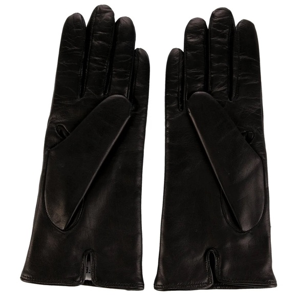 Fendi women’s FF embossed leather logo monogram gloves NWT - Picture 2 of 6